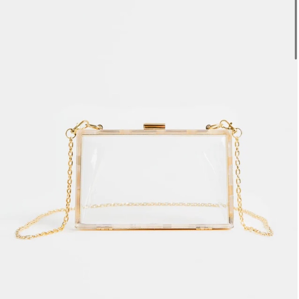 NWT Clear Crossbody Purse